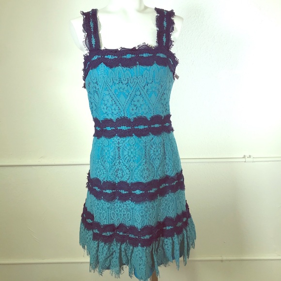 foxiedox Dresses & Skirts - Foxiedox Lula Ruffle Lace Dress